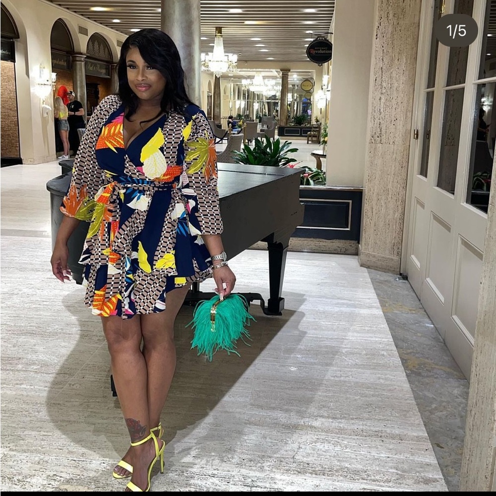 Multi color dress size medium
